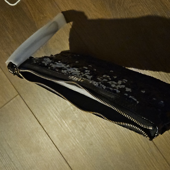 Furla Sparkling Black Sequin Wristlet - Picture 11 of 15